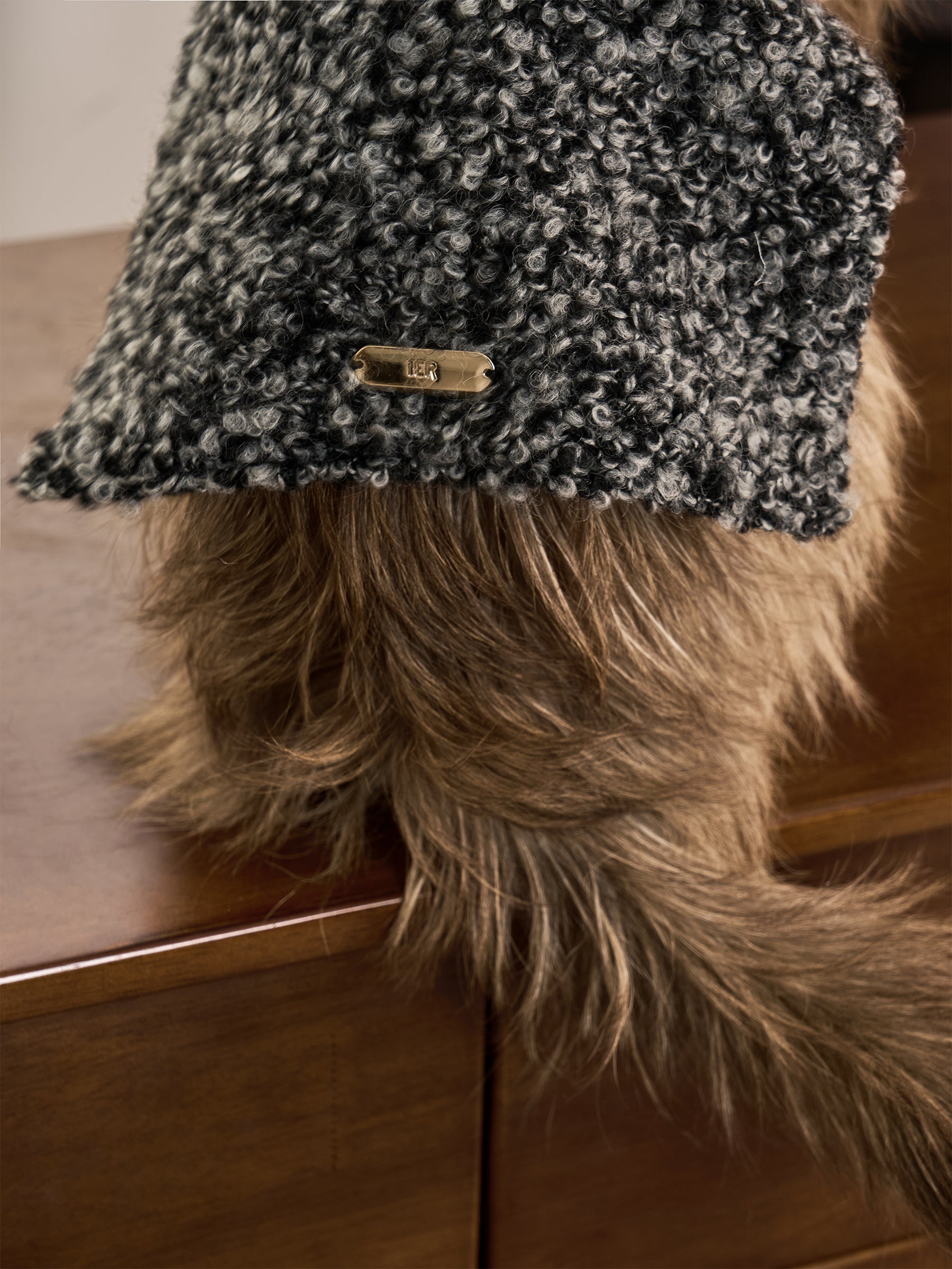 Shearling Buckle Vest