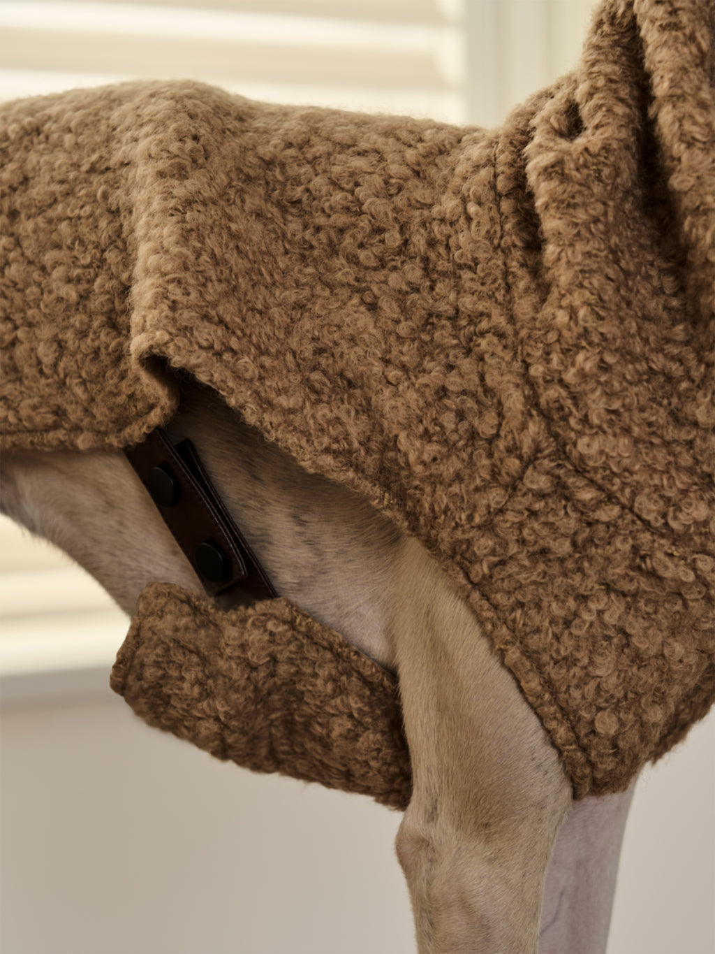 Shearling Buckle Vest