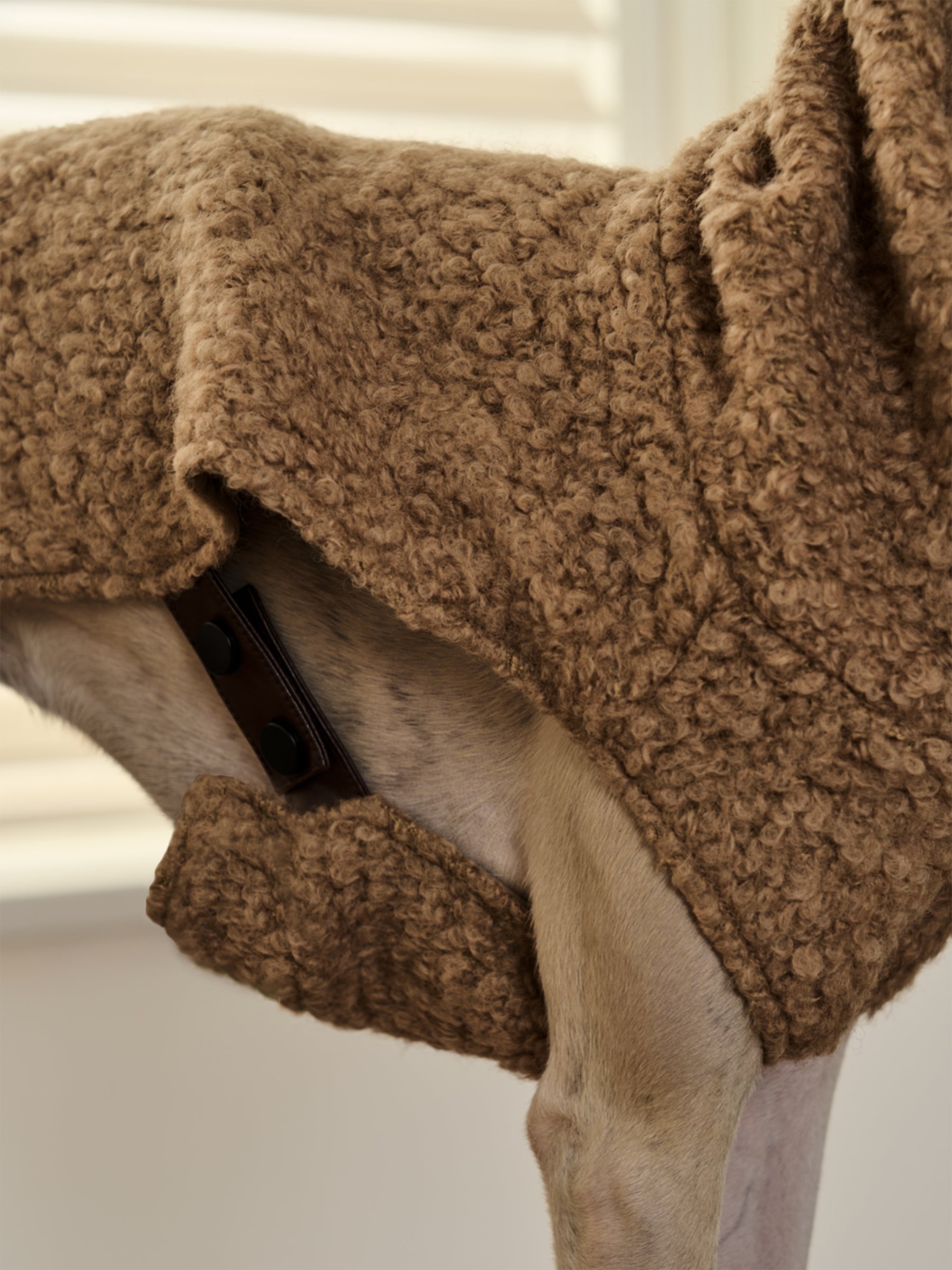 Shearling Buckle Vest